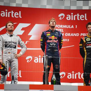 F1 podium wallpaper