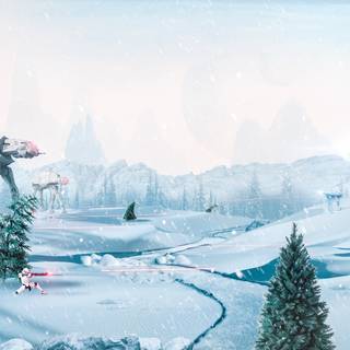 Star Wars snow wallpaper