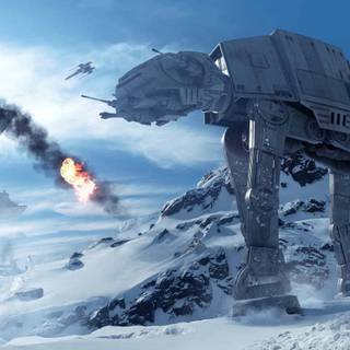 Star Wars snow wallpaper