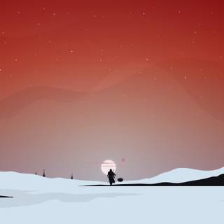 Star Wars snow wallpaper