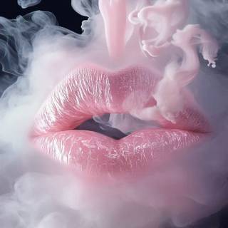 Baddie lips wallpaper