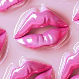 Baddie lips wallpaper