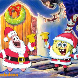 Drip Santa wallpaper