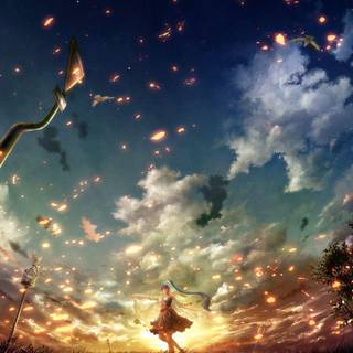 Anime ambient wallpaper