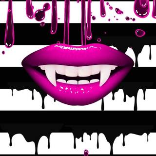 Baddie lips wallpaper