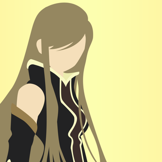 Anime girl minimalist wallpaper