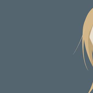 Anime girl minimalist wallpaper