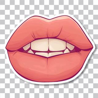 Baddie lips wallpaper