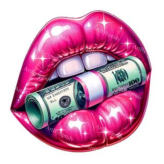 Baddie lips wallpaper