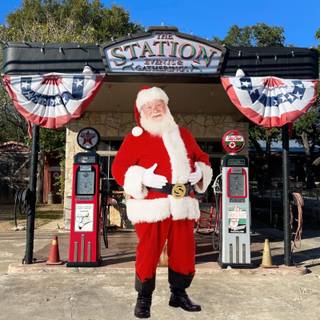 Drip Santa wallpaper