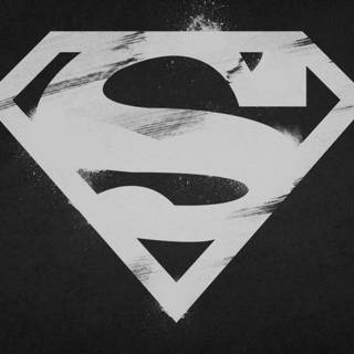 Superman black and white wallpaper