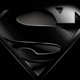 Superman black and white wallpaper