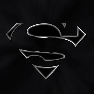 Superman black and white wallpaper