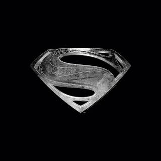Superman black and white wallpaper