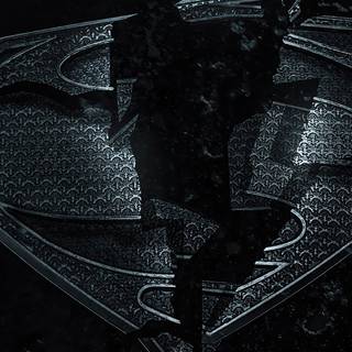 Superman black and white wallpaper
