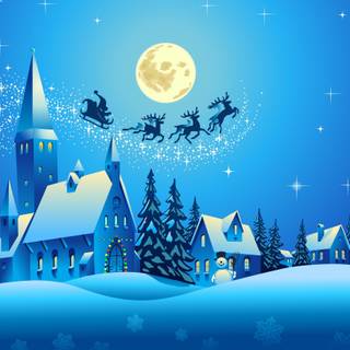 Christmas Eve 4k wallpaper