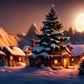 Christmas Eve 4k wallpaper