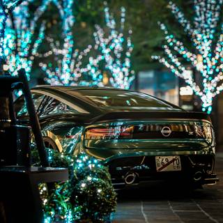 Christmas car phone wallpaper