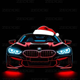 Christmas car phone wallpaper