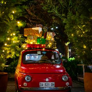 Christmas car phone wallpaper