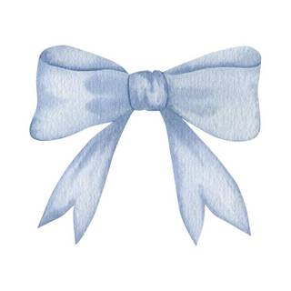 Blue Christmas bows wallpaper