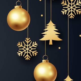 Christmas black HD wallpaper