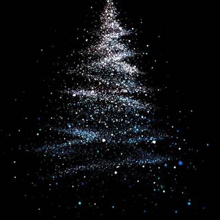 Christmas black HD wallpaper