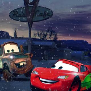 Christmas car phone wallpaper