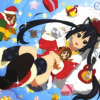 Christmas anime desktop wallpaper