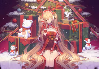 Christmas anime desktop wallpaper