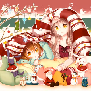 Christmas anime desktop wallpaper