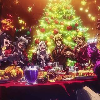 Christmas anime desktop wallpaper