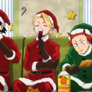 Christmas anime desktop wallpaper