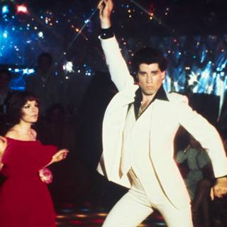 Saturday Night Fever John Travolta and Karen Lynn Gorney desktop