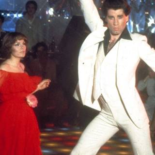 Saturday Night Fever John Travolta and Karen Lynn Gorney desktop