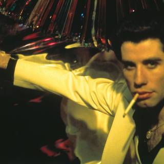 Saturday Night Fever John Travolta and Karen Lynn Gorney desktop