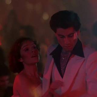 Saturday Night Fever John Travolta and Karen Lynn Gorney desktop