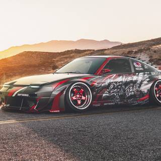 Nissan 180sx Rocket Bunny wallpaper