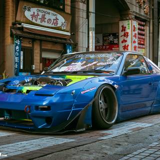 Nissan 180sx Rocket Bunny wallpaper