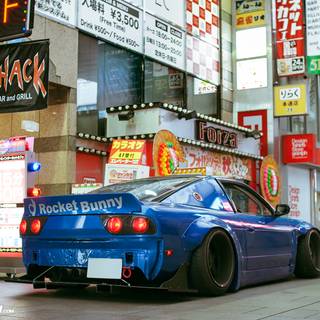 Nissan 180sx Rocket Bunny wallpaper