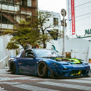 Nissan 180sx Rocket Bunny wallpaper