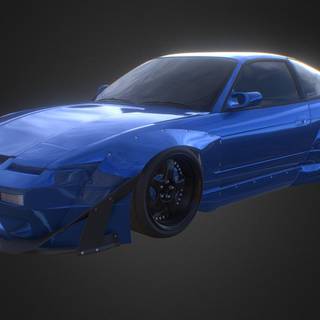 Nissan 180sx Rocket Bunny wallpaper