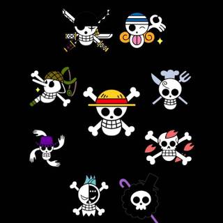 One Piece pirate flag wallpaper