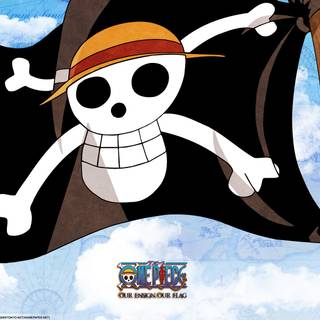 One Piece pirate flag wallpaper