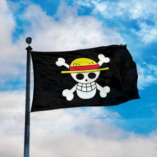 One Piece pirate flag wallpaper