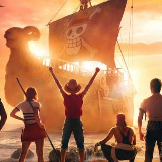 One Piece pirate flag wallpaper