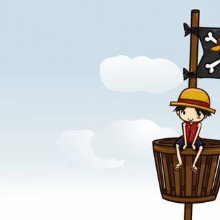 One Piece pirate flag wallpaper