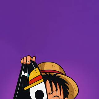 One Piece pirate flag wallpaper