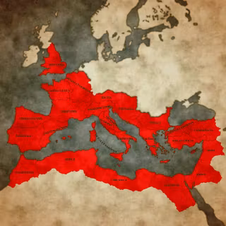Roman Empire map wallpaper