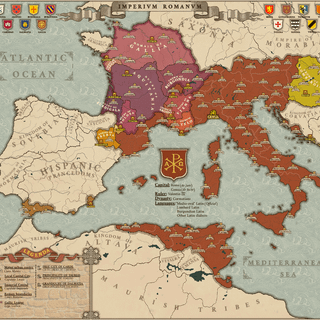 Roman Empire map wallpaper